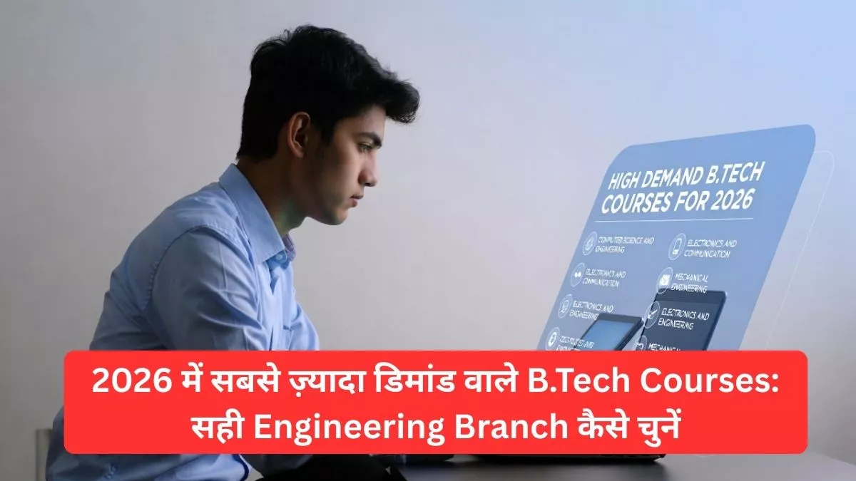 High Demand B.Tech Courses 2026