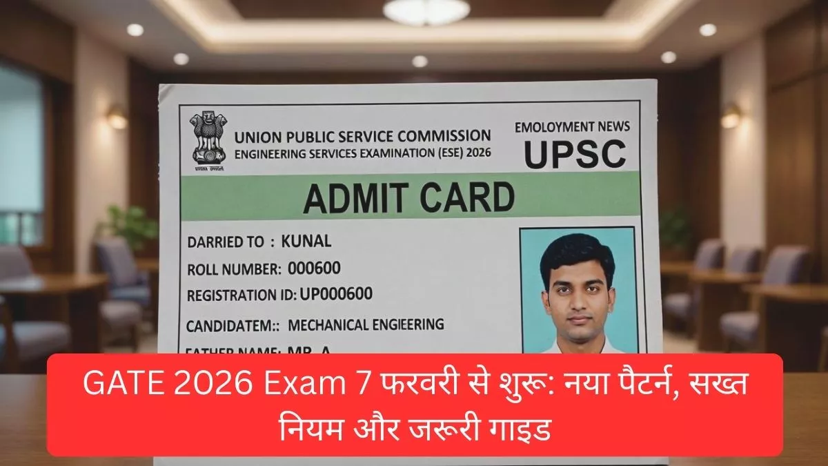 UPSC ESE 2026 एडमिट कार्ड