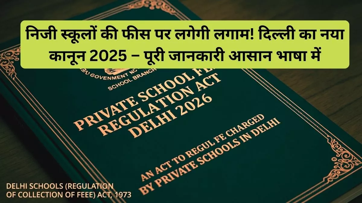 निजी स्कूल फीस नियंत्रण कानून